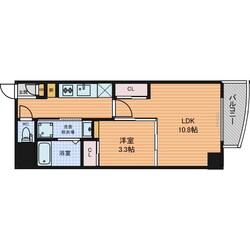 マリンズ心斎橋３の物件間取画像